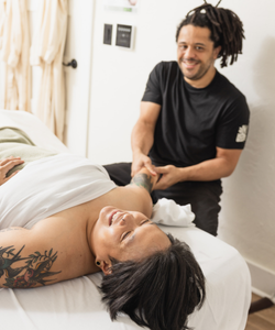 Massage therapy at Ballaura